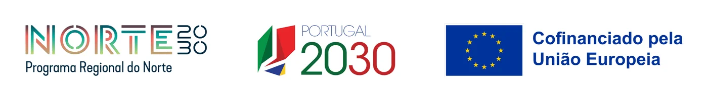 Cofinanciado por NORTE 2030, Portugal 2030 e União Europeia