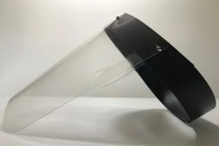 Viseira de proteção Multivis desenvolvida pela Matglow